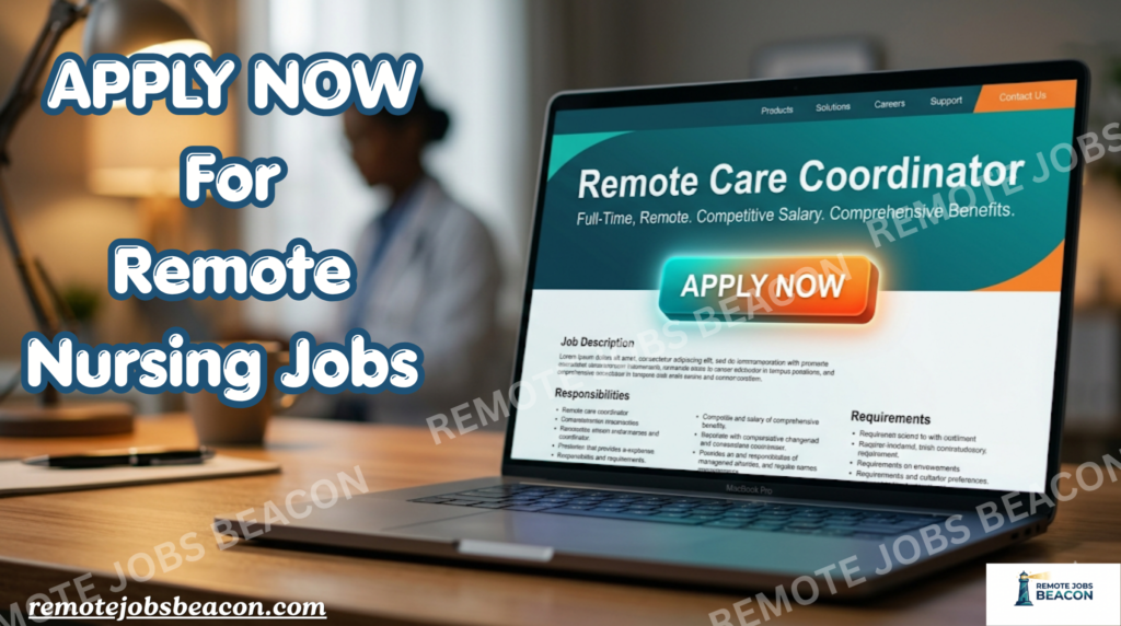 Apply Now for Remote Nursing Jobs in 2026